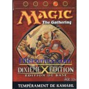 STARTER MAGIC ROUGE. 10EME EDITION. DIXIEME EDITION. TEMPERAMENT DE KAMAHL. 