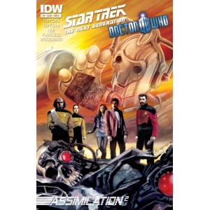 STAR TREK THE NEXT GENERATION & 11TH DOCTOR WHO. ASSIMILATION 2. COVER 4 A.