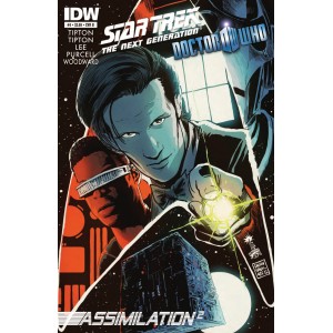 STAR TREK THE NEXT GENERATION & 11TH DOCTOR WHO. ASSIMILATION 2. COVER 4 B.