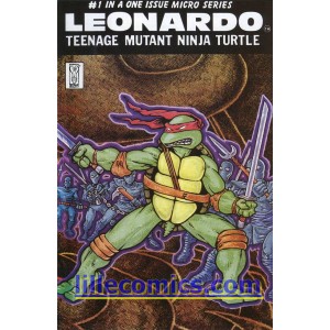 TEENAGE MUTANT NINJA TURTLES MICRO SERIES 4 RI B. LEONARDO. TMNT.