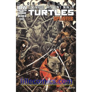 TEENAGE MUTANT NINJA TURTLES MICRO SERIES 5. SPLINTER. COVER B. TMNT.