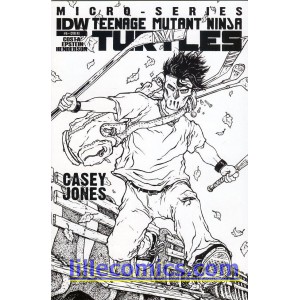 TEENAGE MUTANT NINJA TURTLES MICRO SERIES 6 RI. CASEY JONES. TMNT.
