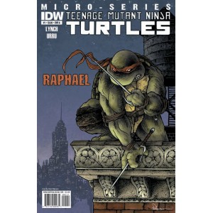 TEENAGE MUTANT NINJA TURTLES MICRO SERIES 1. RAPHAEL. COVER A. TMNT.