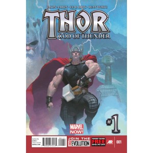 THOR GOD OF THUNDER 1. MARVEL NOW! FIRST PRINT.