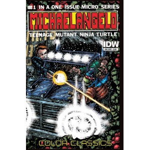 TEENAGE MUTANT NINJA TURTLES COLOR CLASSICS MICRO SERIES. MICHELANGELO. TMNT.  