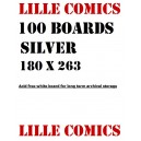 100 BOARDS SILVER SIZE. POUR COMICS VF & US.