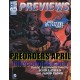 APRIL COMICS PREORDERS. PREVIEWS DIAMOND & MARVEL.