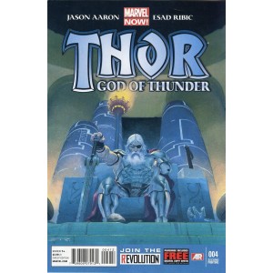 THOR GOD OF THUNDER 4. MARVEL NOW! SECOND PRINT.