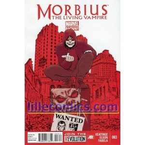 MORBIUS THE LIVING VAMPIRE 3. MARVEL NOW!