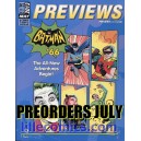 PREVIEWS DIAMOND 296. MARVEL PREVIEWS 10. PRE SALES JULY 2013. PREORDERS.