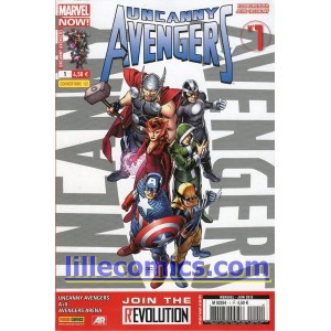 UNCANNY AVENGERS 1 A. MARVEL NOW! NEUF.