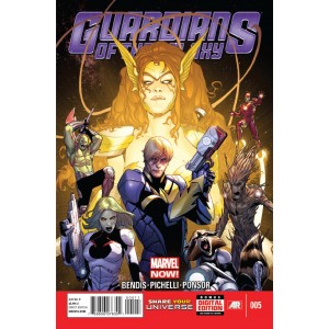 GUARDIANS OF THE GALAXY 5. MARVEL NOW!