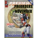 DIAMOND PREVIEWS MARVEL. PREORDERS NOVEMBER.