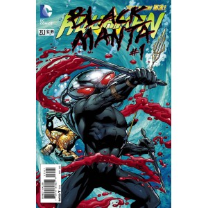 AQUAMAN 23-1 BLACK MANTA. (NEW 52). COVER 3D FIRST PRINT.