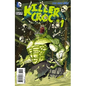 BATMAN AND ROBIN 23-4 KILLER CROC. (NEW 52). COVER 3D FIRST PRINT.