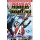 DIAMOND PREVIEWS 301. MARVEL 13. LILLE COMICS PREORDERS. JANUARY 2014.