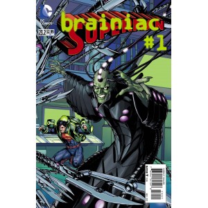 SUPERMAN 23-2 BRAINIAC. COVER 3D. FIRST PRINT.