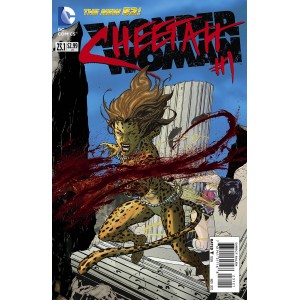 WONDER WOMAN 23-1 CHEETAH. COVER 3D. FIRST PRINT. 