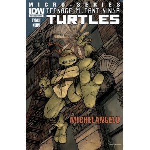 TEENAGE MUTANT NINJA TURTLES MICRO SERIES 2. MICHELANGELO. COVER A. TMNT.