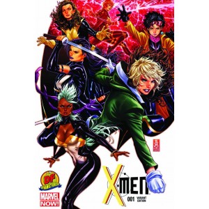 X-MEN 1. VARIANTE BROOKS COVER. MARVEL NOW!
