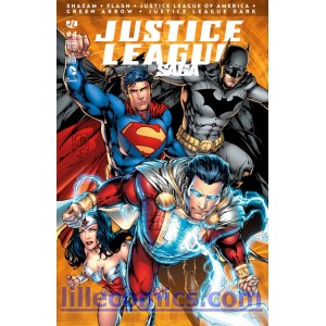 JUSTICE LEAGUE SAGA 4. FLASH. GREEN AROW. DC COMICS. NEUF. LILLE COMICS.