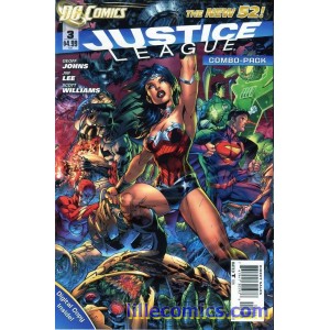 JUSTICE LEAGUE 3. COMBO PACK. DC RELAUNCH (NEW 52). MINT.