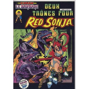 CONAN LE BARBARE. DEUX TRONES POUR RED SONJA. LILLE COMICS.