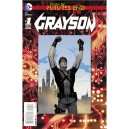 GRAYSON FUTURES END 1. 3-D MOTION COVER. DC NEWS 52.