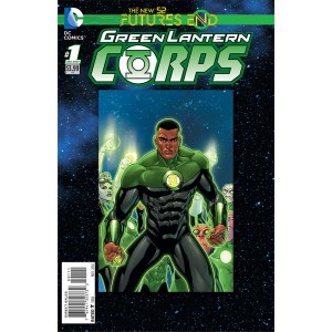 GREEN LANTERN CORPS FUTURES END 1. 3-D MOTION COVER. DC NEWS 52.