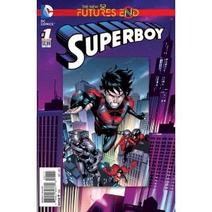 SUPERBOY FUTURES END 1. 3-D MOTION COVER. DC NEWS 52.