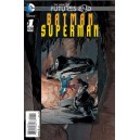 BATMAN AND SUPERMAN FUTURES END 1. 3-D MOTION COVER. DC NEWS 52.