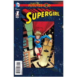 SUPERGIRL FUTURES END 1. 3-D MOTION COVER. DC NEWS 52.