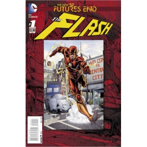 FLASH FUTURES END 1. 3-D MOTION COVER. DC NEWS 52.