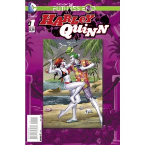 HARLEY QUINN FUTURES END 1. 3-D MOTION COVER. DC NEWS 52.