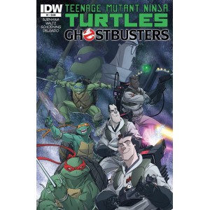 TEENAGE MUTANT NINJA TURTLES GHOSTBUSTERS 1. COMICS. IDW PUBLISHING.