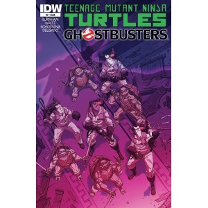 TEENAGE MUTANT NINJA TURTLES GHOSTBUSTERS 2. COMICS. IDW PUBLISHING.