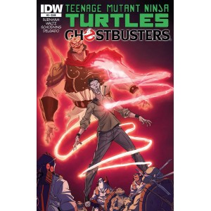 TEENAGE MUTANT NINJA TURTLES GHOSTBUSTERS 3. COMICS. IDW PUBLISHING.