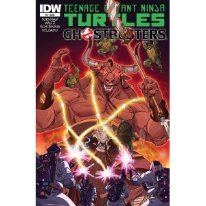 TEENAGE MUTANT NINJA TURTLES GHOSTBUSTERS 4. COMICS. IDW PUBLISHING.