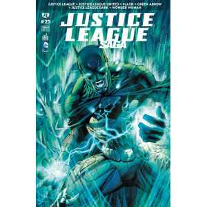 JUSTICE LEAGUE SAGA 25. FLASH. GREEN ARROW. DC COMICS. OCCASION. LILLE COMICS.