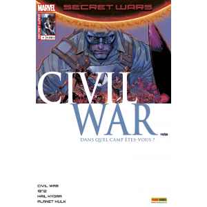 CIVIL WAR 4. SECRET WARS. MARVEL. LILLE COMICS. OCCASION.