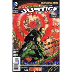 JUSTICE LEAGUE 8. COMBO PACK. DC RELAUNCH (NEW 52). MINT.