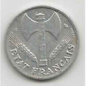 50 CENTIMES. 1944 C FRANCISQUE. LILLE COLLECTIONS.