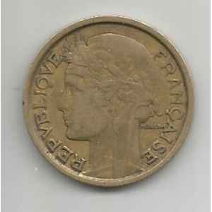 1 FRANC. 1931 MORLON BRONZE. LILLE COLLECTIONS.