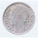 1 FRANC. 1941 MORLON ALUMINIUM LOURDE. LILLE COLLECTIONS.