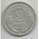2 FRANCS. 1941 MORLON ALUMINIUM. LILLE COLLECTIONS.
