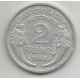 2 FRANCS. 1944 MORLON ALUMINIUM. LILLE COLLECTIONS.