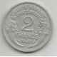 2 FRANCS. 1945 MORLON ALUMINIUM. LILLE COLLECTIONS.