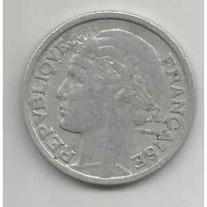 2 FRANCS. 1946 MORLON ALUMINIUM. LILLE COLLECTIONS.