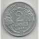 2 FRANCS. 1946 MORLON ALUMINIUM. LILLE COLLECTIONS.