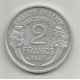 2 FRANCS. 1947 MORLON ALUMINIUM. LILLE COLLECTIONS.